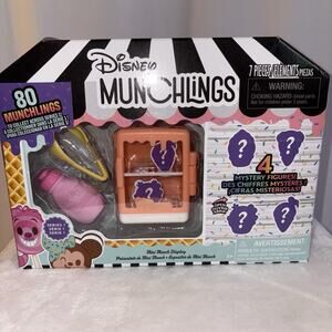 Disney Munchlings Mini Munch Orange Display Scented Figures 7 Pcs Series 1 NEW